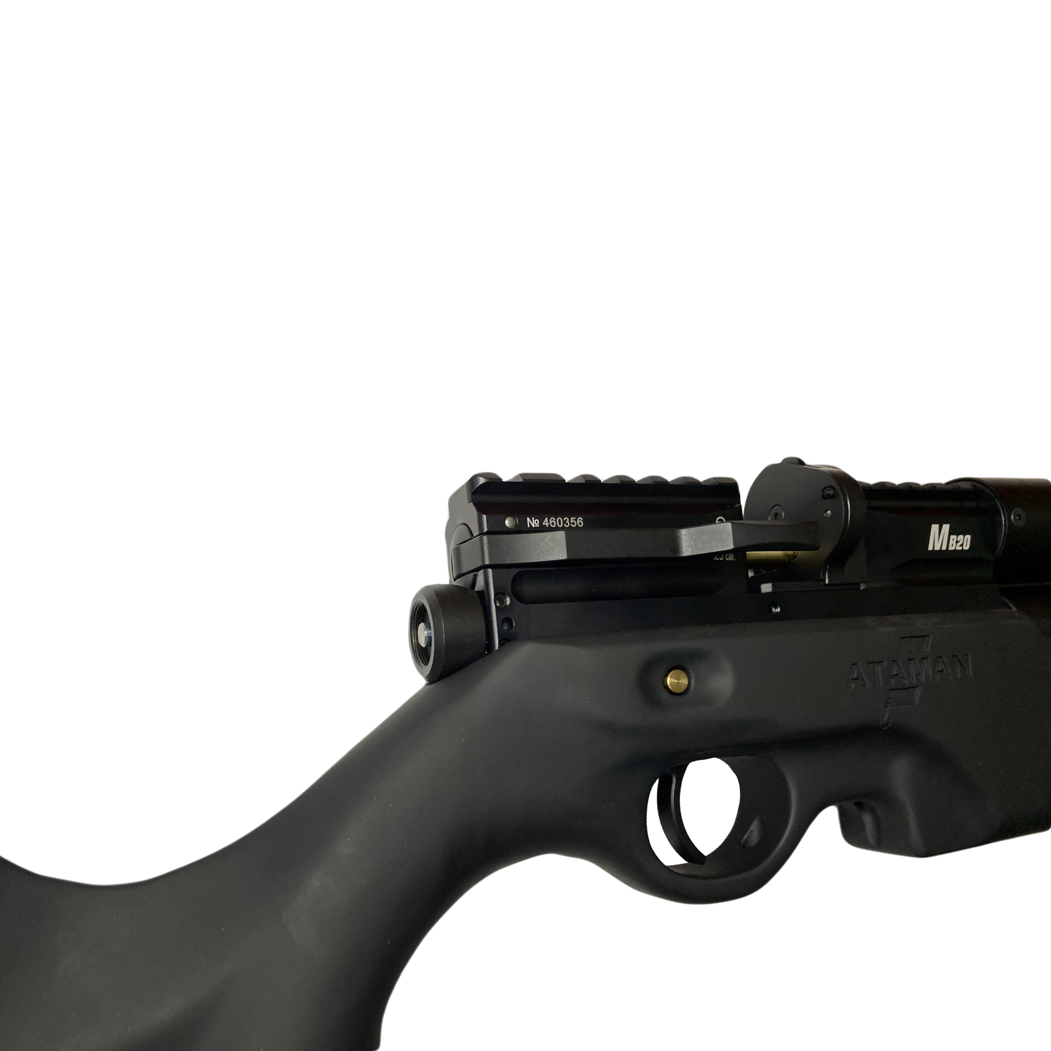 Пневматическая PCP винтовка ATAMAN Карабин MB20 (редуктор), кал.6,35мм (Soft-Touch Black)